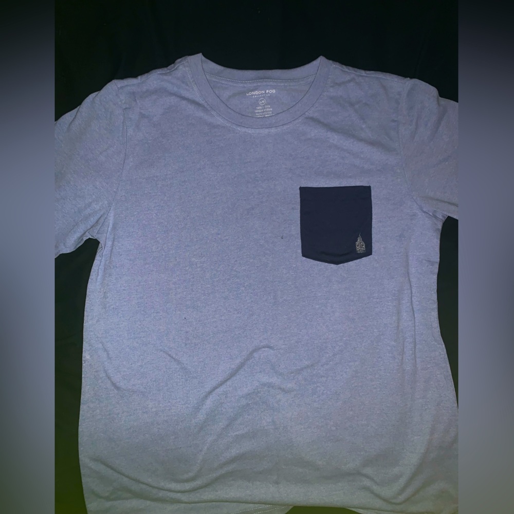 Men’s Casual T-Shirt with Front Pocket (Large)